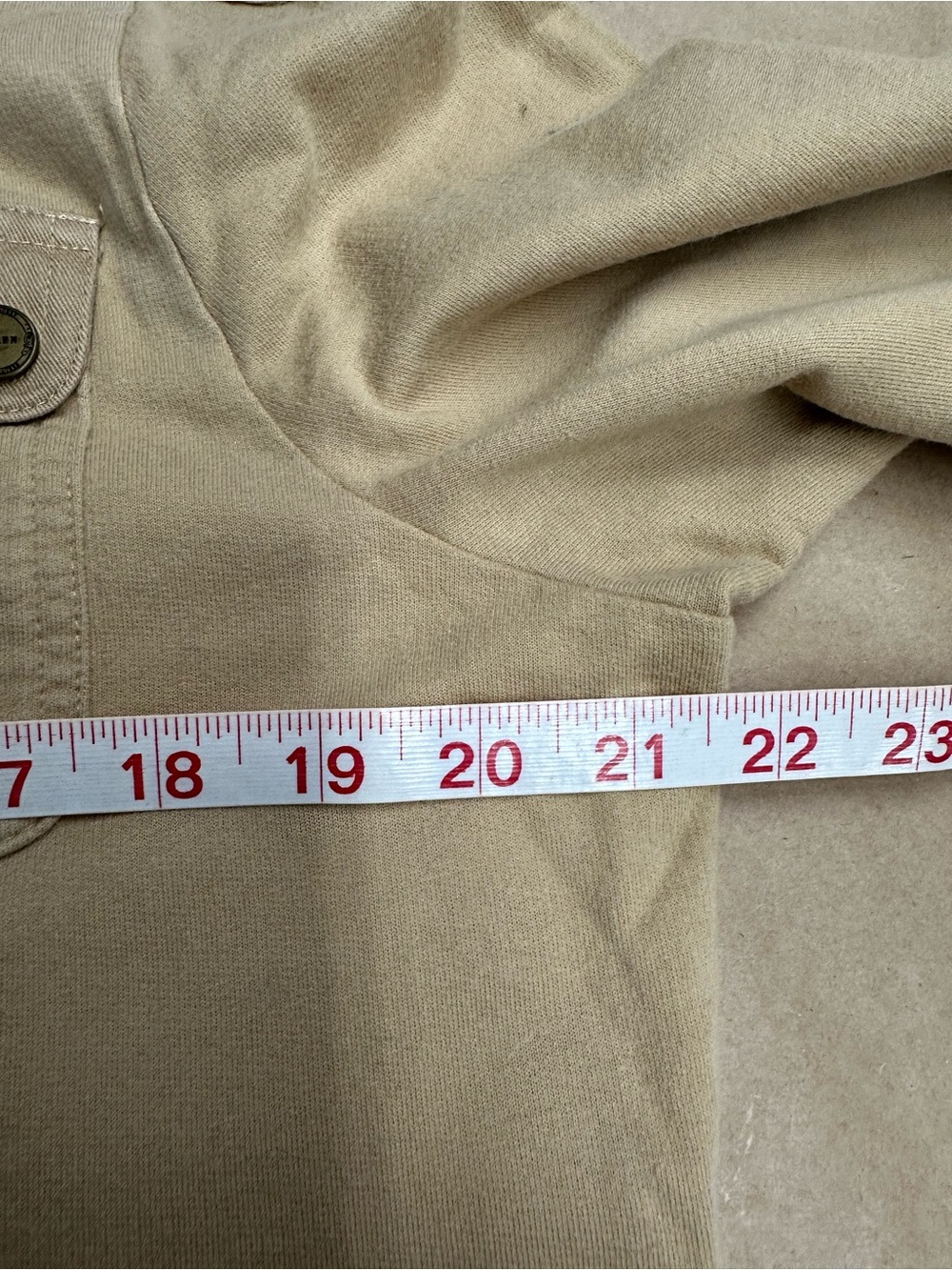 Lauren Ralph Lauren Tan Utility Jacket - Picture 7 of 10